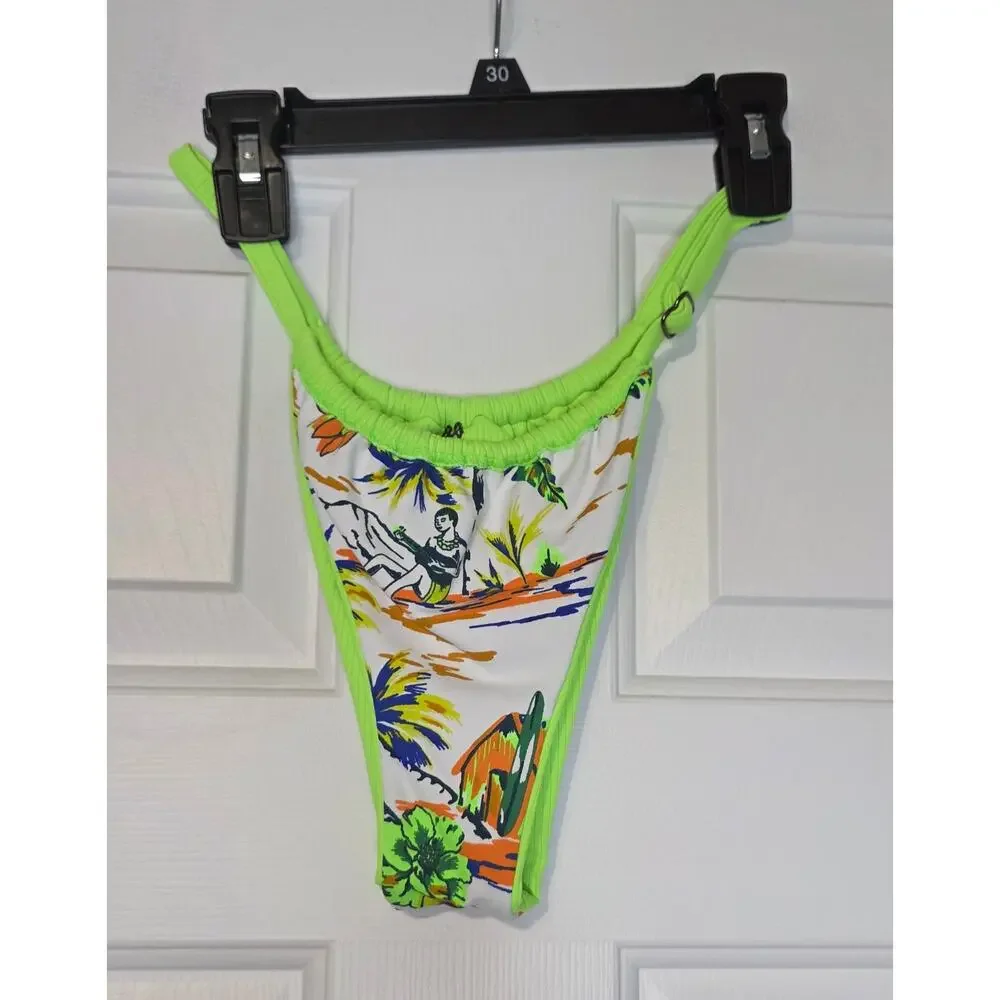 Maaji Women Bikini Bottom Size XL‎ Swimwear Reversible NWT